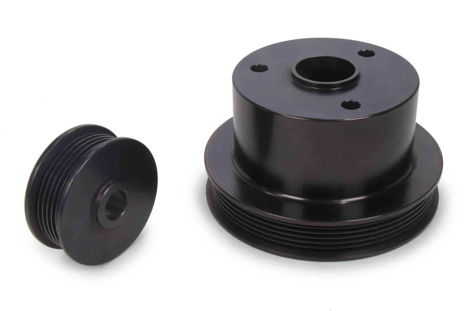 JET PERFORMANCE Pulley Kit 6 Rib Serpentine Steel Black Nitride Big Block Chevy