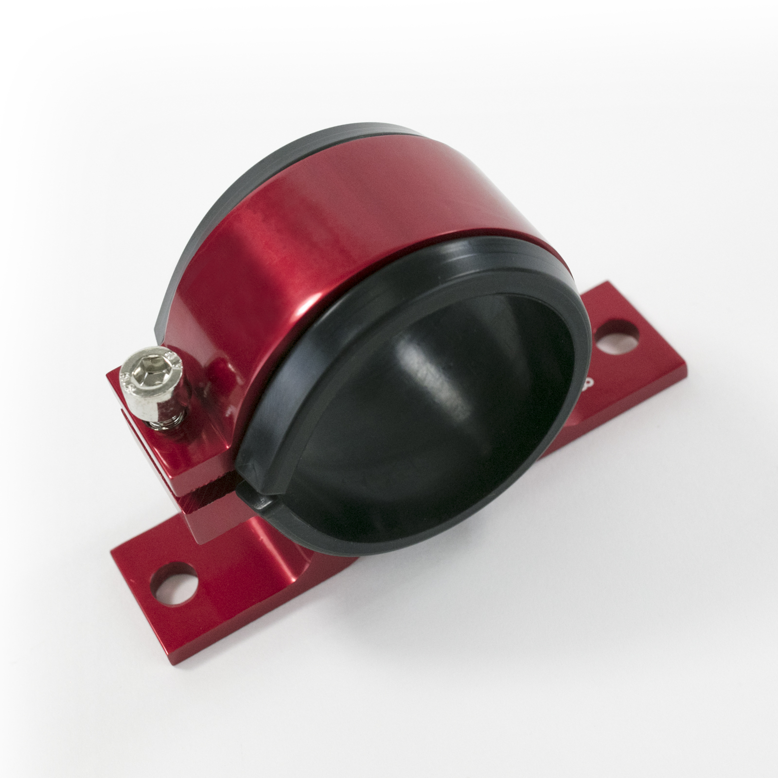 50mm Red Aluminum Fuel Filter Bracket