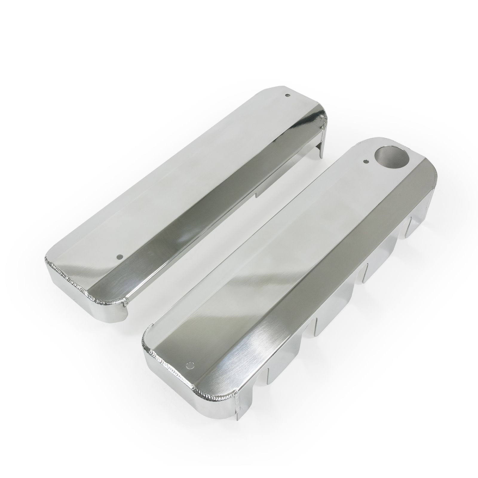 GM LSX V8 (4.8L-5.7L) Polished Fabricated Aluminum Coil Covers