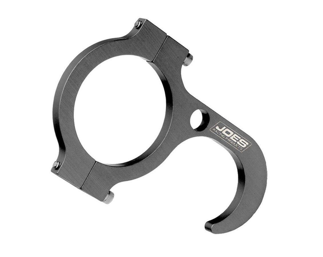 Steering Wheel Hook, Clamp-On, Aluminum, Black Anodize, 1-3/4 in OD Tube, Each