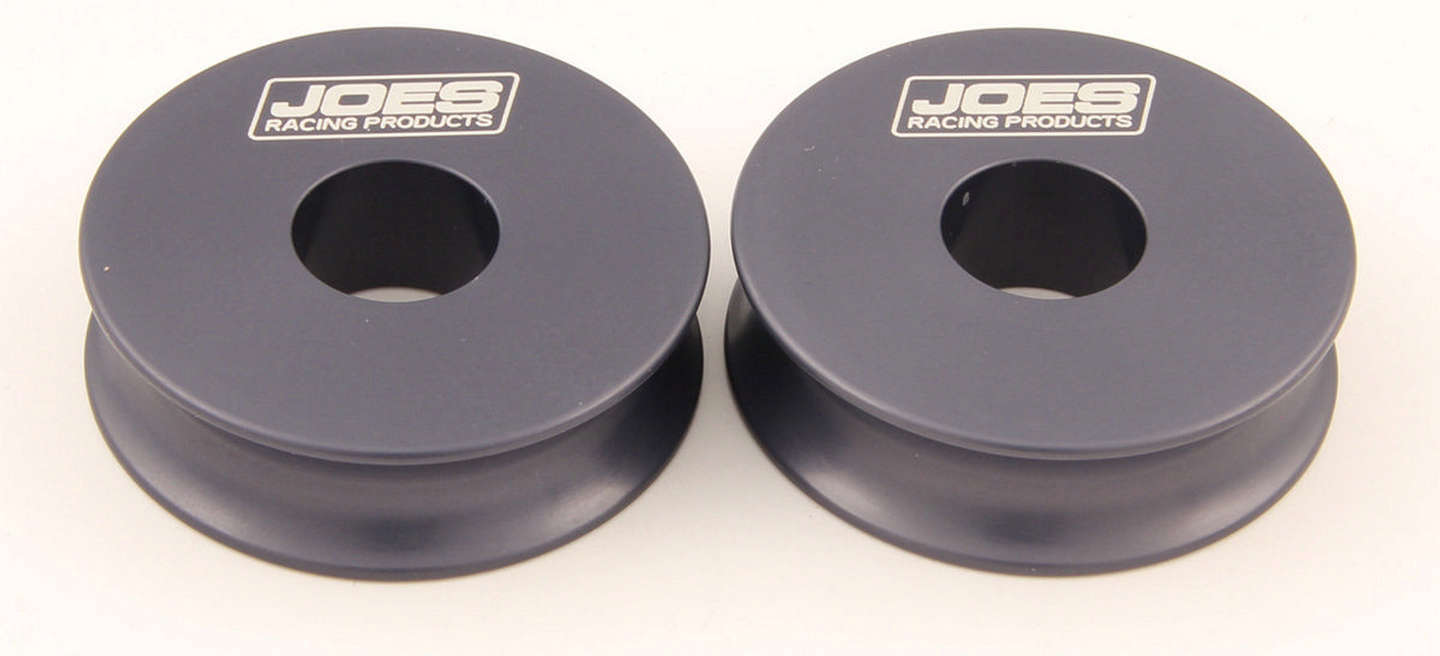 Motor Mount Spacer, 1/2 in Thick, 1/2 in ID, Aluminum, Gray Anodize, Pair