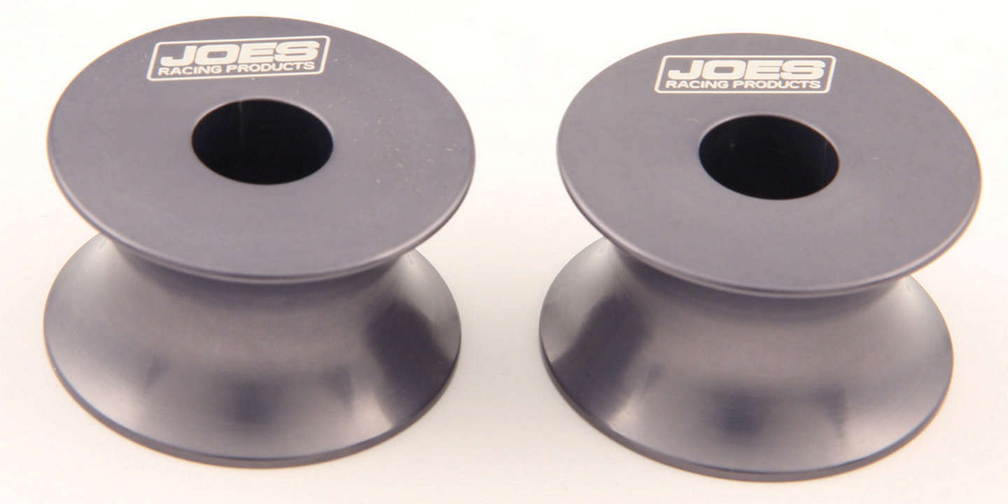 Motor Mount Spacer, 1 in Thick, 1/2 in ID, Aluminum, Gray Anodize, Pair