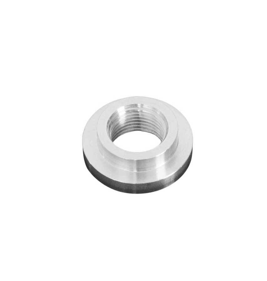 Bung, 3/8 in NPT Female, Weld-On, Aluminum, Natural, Each