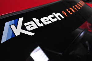 Katech Performance Windshield Banner Die-cut vinyl