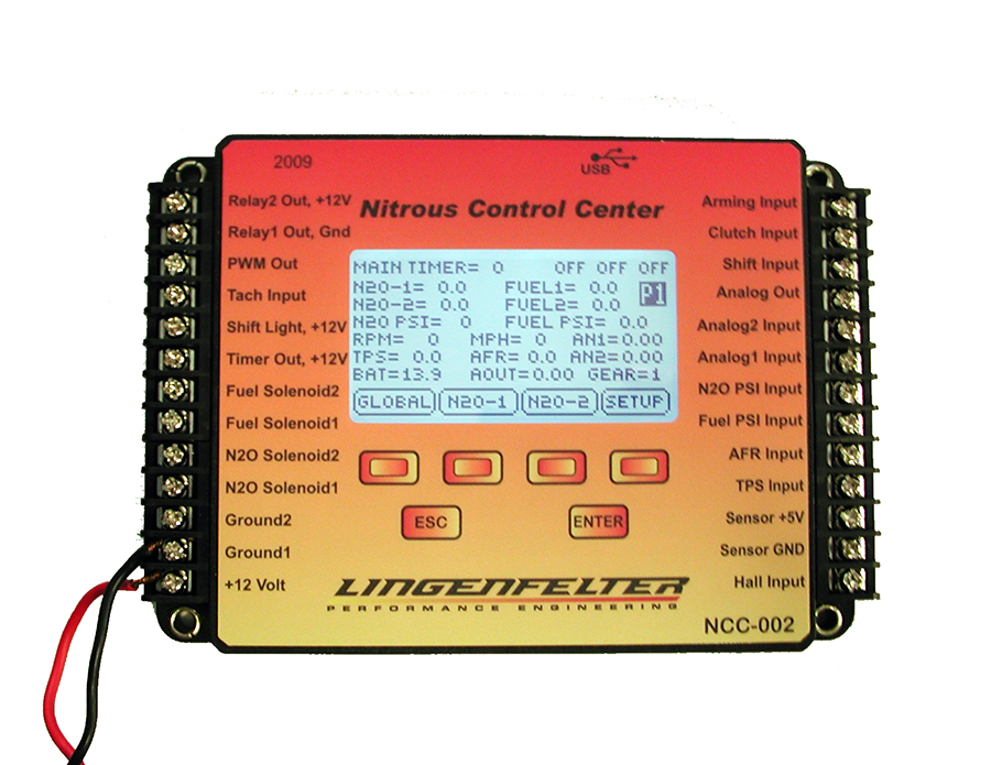 Lingenfelter NCC-002 Nitrous Control Center Kit W/ Harness & Sensors EFI Apps, Corvette and Others