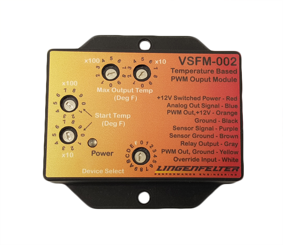 Lingenfelter VSFM-002 Variable Speed DC Brushless Fan & Pump PWM Controller