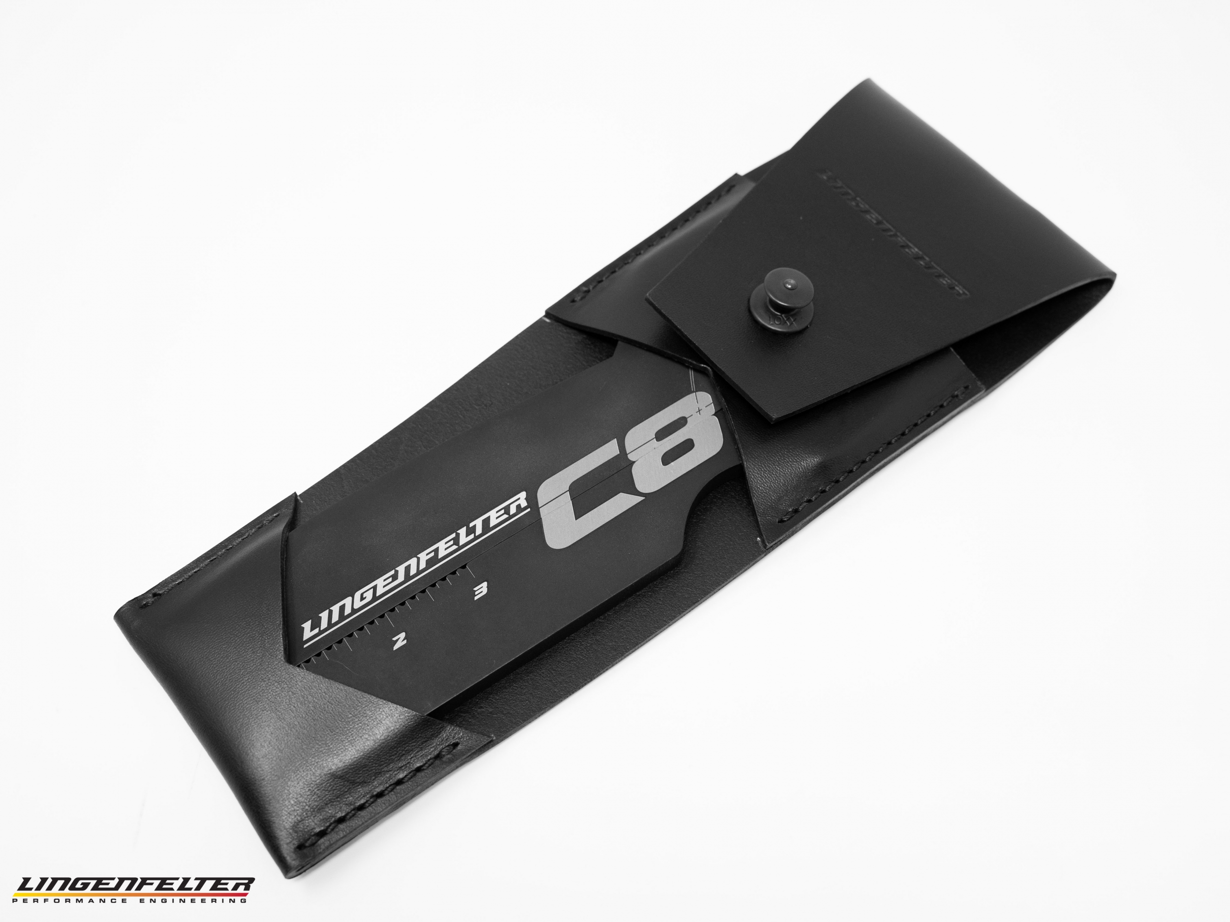 Lingenfelter C8 Corvette Spanner Wrench Set WITH Leather Storage Pouch