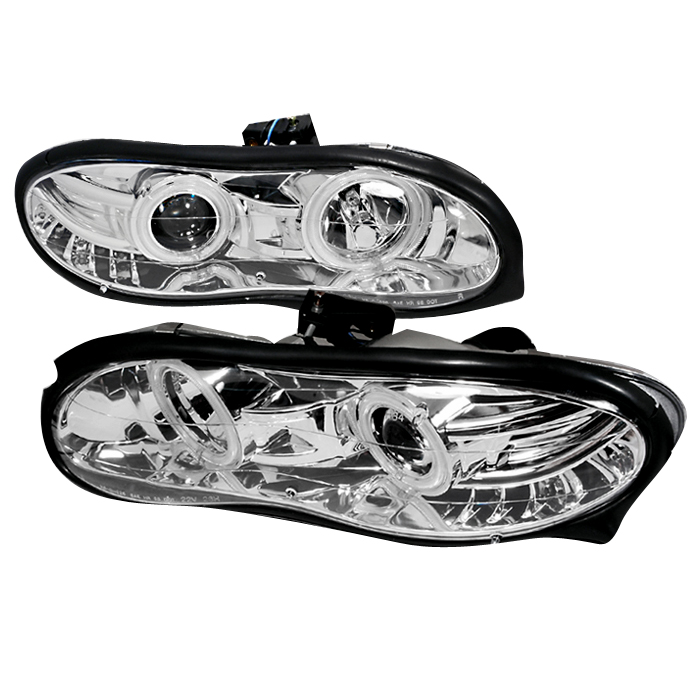 Chevrolet Camaro 98-02 Halo Projector Headlights Chrome