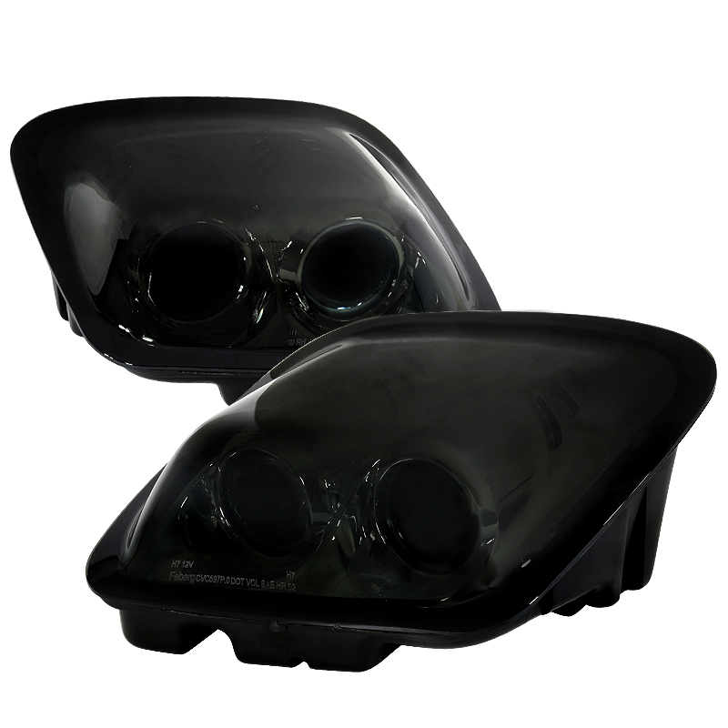 C5 Corvette, 97-04, Complete Replacement Headlights, Non-Popup, Le Mans Style, Smoked Lens