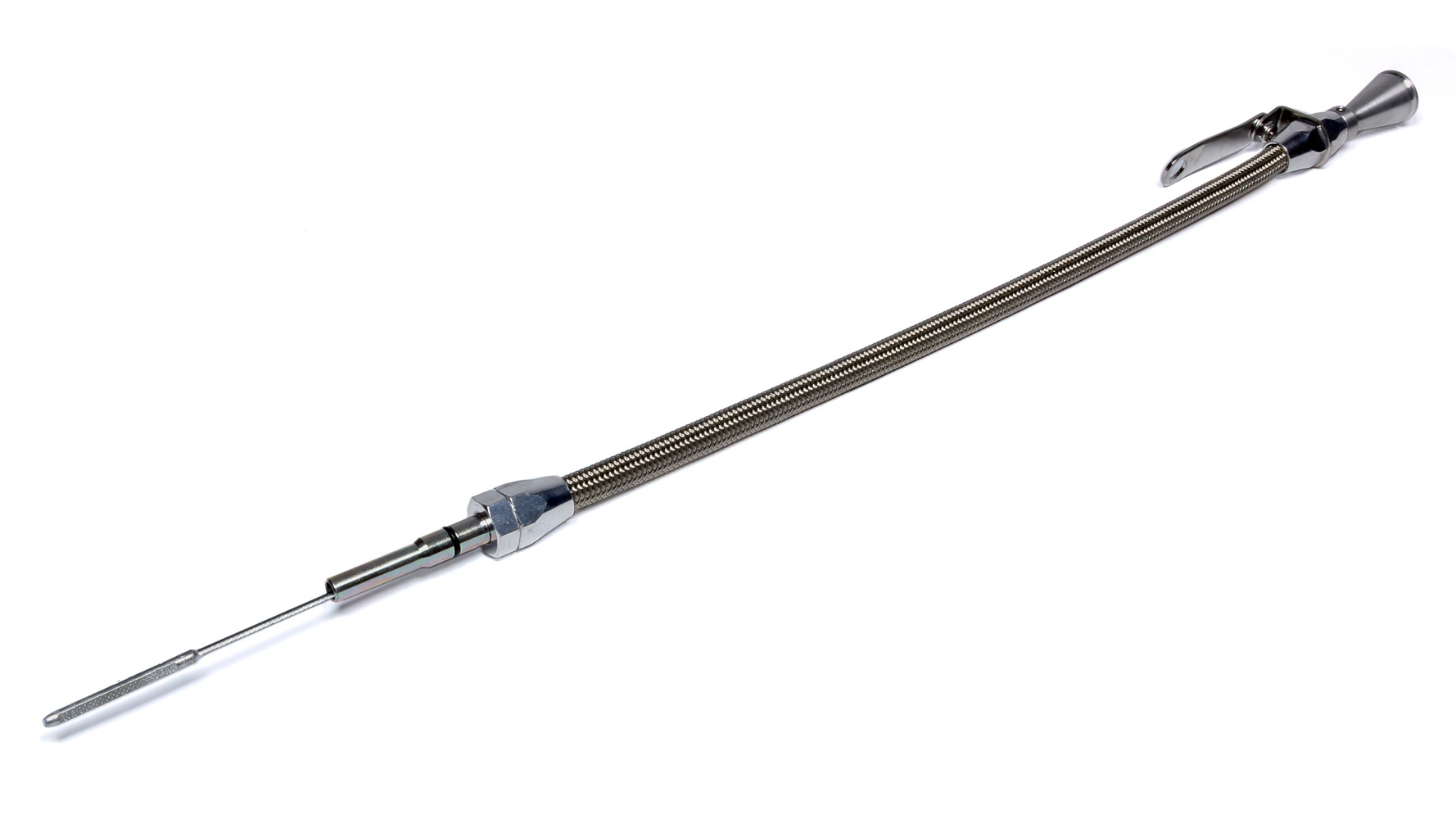 LOKAR Braided Stainless Engine Oil Dipstick - Chevy Car 1997-2017 - Aluminum