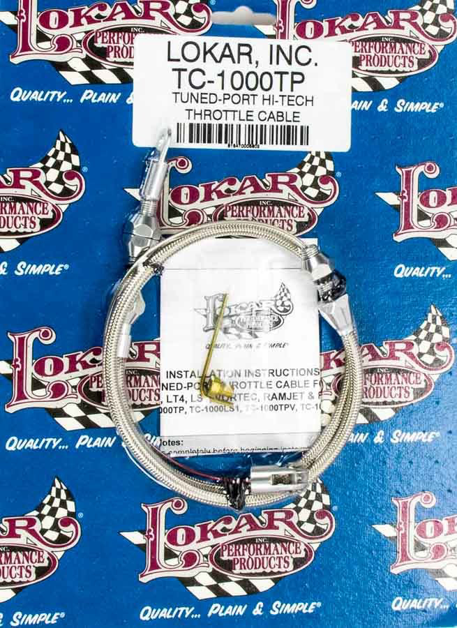 LOKAR Braided Stainless Housing - Small Block Chevy/GM LT-Series 1992-97