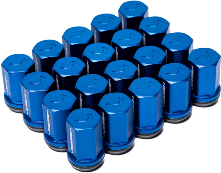 16-24 Camaro & 20-26+ C8 Corvette, 19mm Hex Blue Lug Nut Kit (Includes 20) - Vos