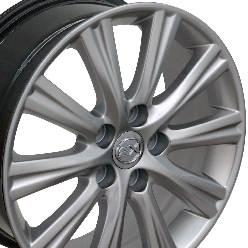 17" Replica Wheel fits Lexus GS,  LX43 Hyper Silver 17x7