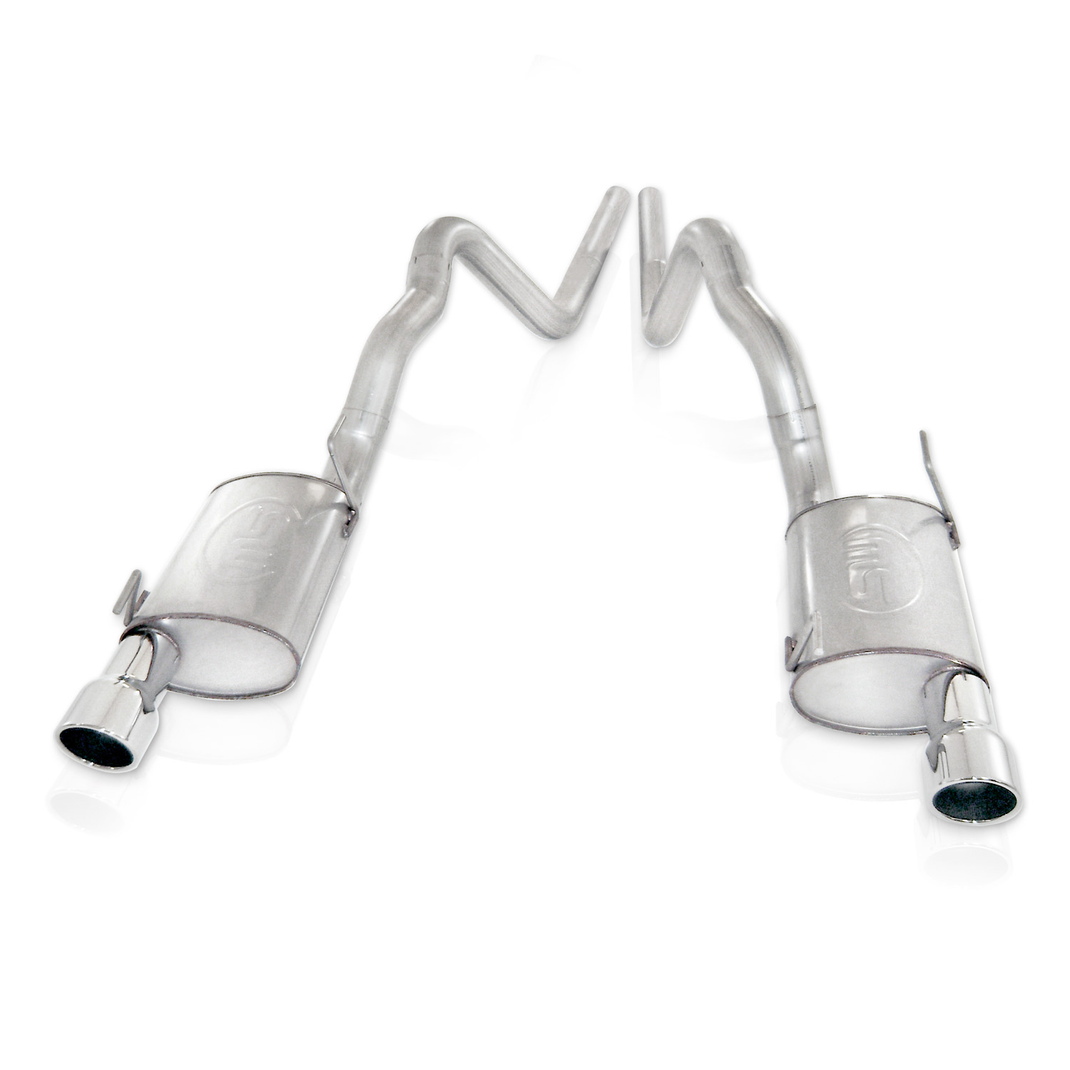 2007-2010 Mustang Shelby GT500 5.4L SW Catback Dual Chambered Mufflers Performance Connect