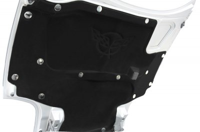 Corvette ALL 1997-2013 Hood Button Kit 1 5/8" Nickle 15pc for Hood Pad Retainer Buttons