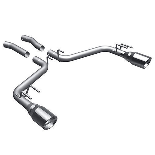 Magnaflow Exhaust System, Competition Series, Axle-Back, 2-1/2" Dia. 5" Tips, Stainless, Natural, GM LS-Series, Chevy Ca