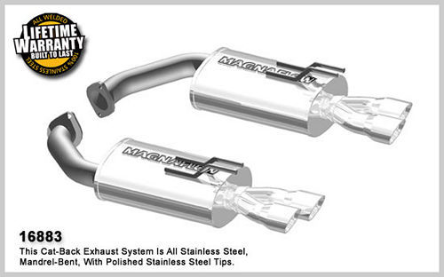 MAGNAFLOW PERF EXHAUST Axle Back Only System 08-09 G8 GT 2.5in Dual 3