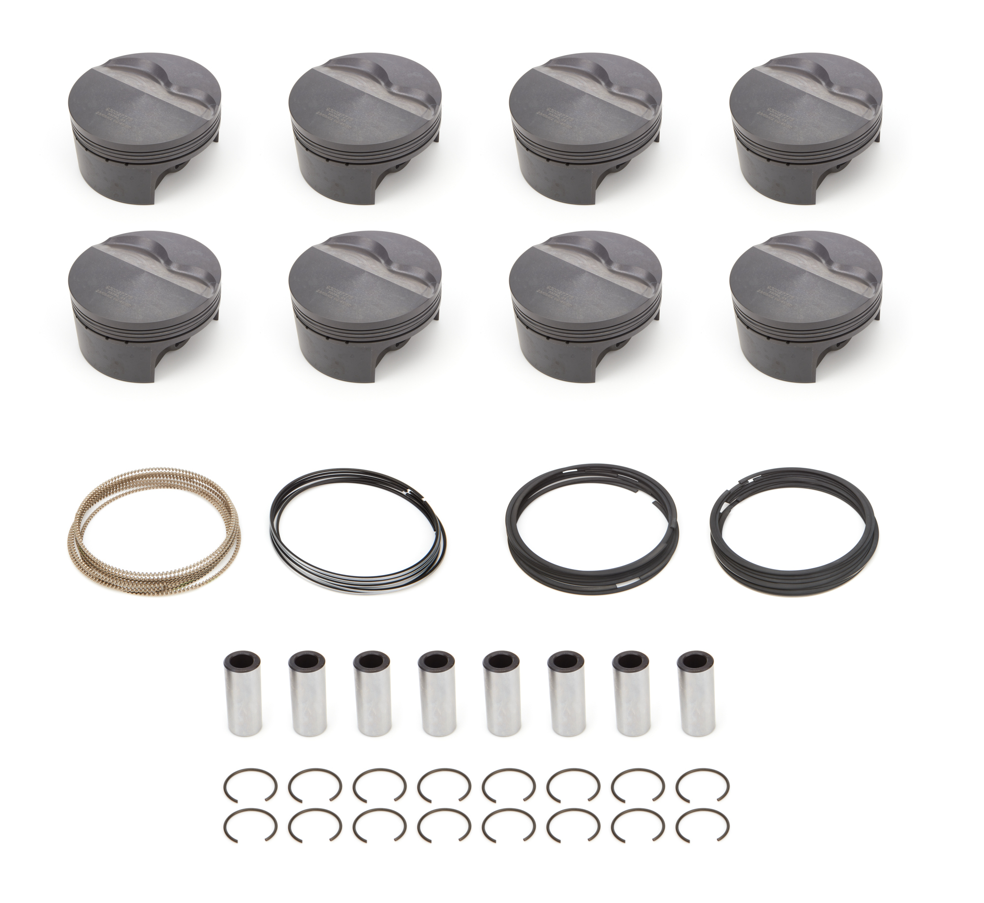Mahle Pistons Forged Piston and Ring - GM LS-Series - 4.075 in Bore