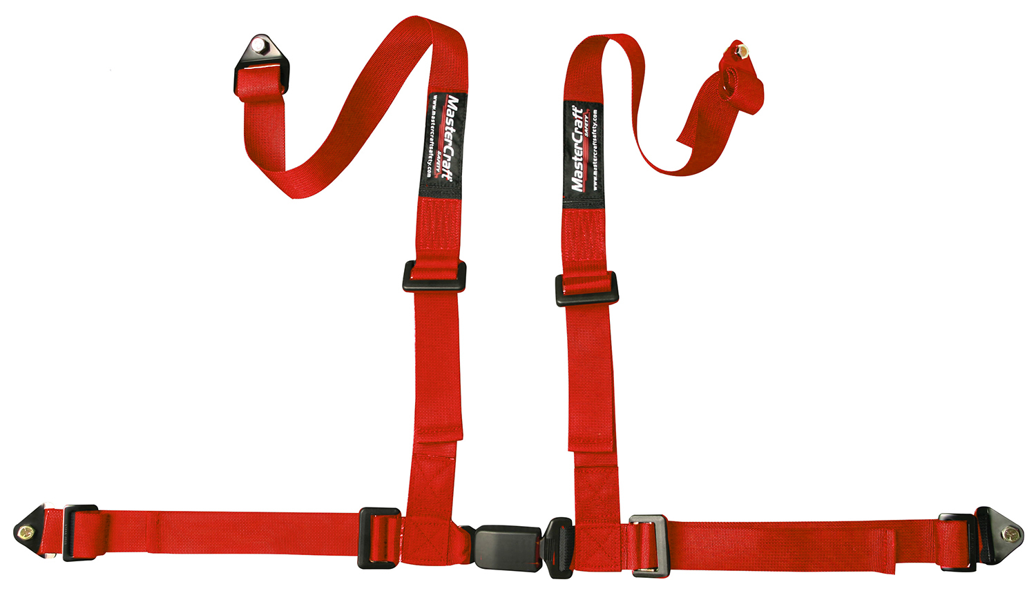 MASTERCRAFT Racing Harness Restraint 2in 4 Point Bolt In Red