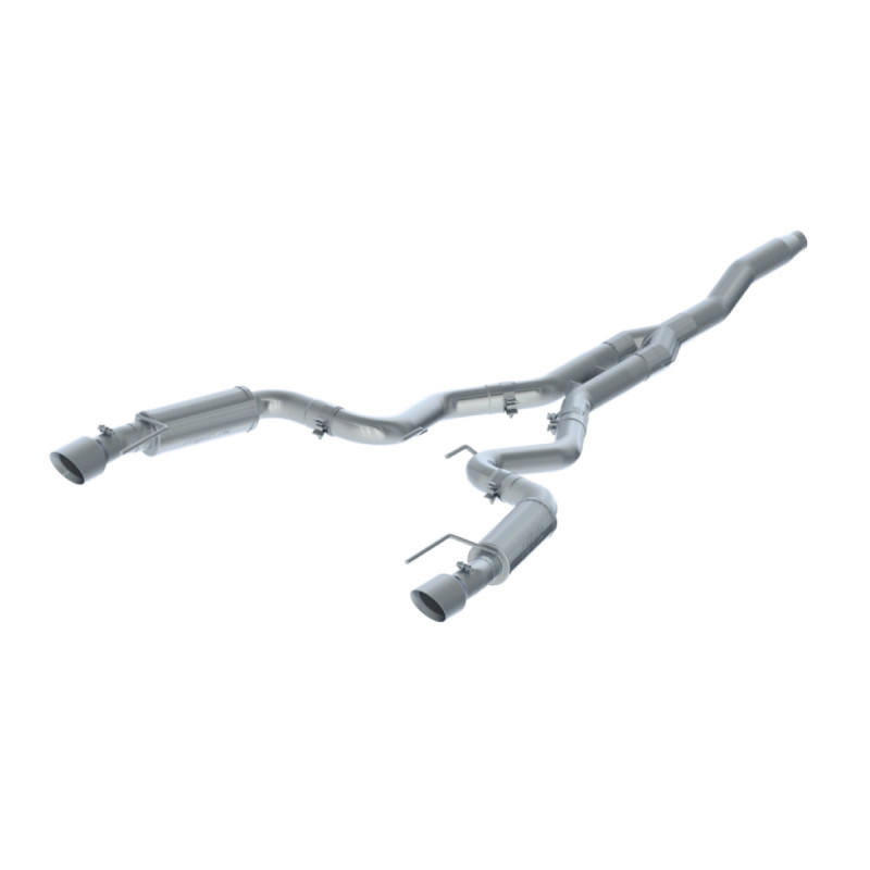 MBRP, INC Exhaust System, XP Series, Cat-Back, 3" Dia. Stainless Tip, Stainless, Natural, Ford EcoBoost 4-Cylinder, Ford