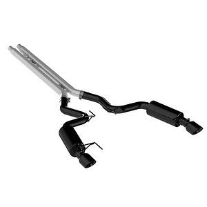 MBRP, INC Exhaust System, Black Series, Cat-Back, 3" Dia. Stainless Tip, Steel, Black Powder Coat, Ford Coyote, Ford Mus