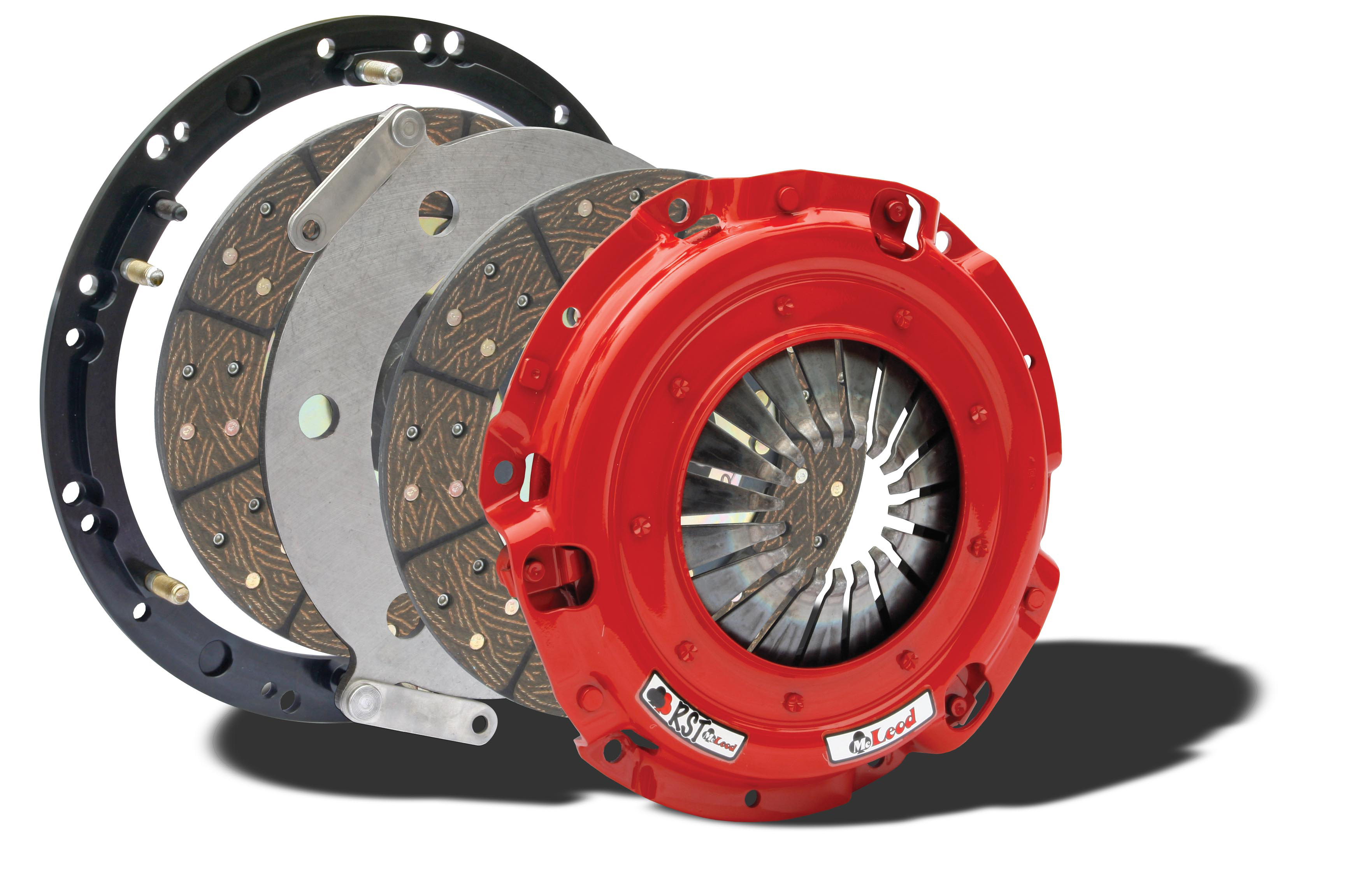 Mcleod Clutch Kit, RST, Twin Disc, 9-11/16" Dia. 1-1/8" x 26 Spline, Rigid Hub, Organic, Steel Flywheel, GM LS-Series