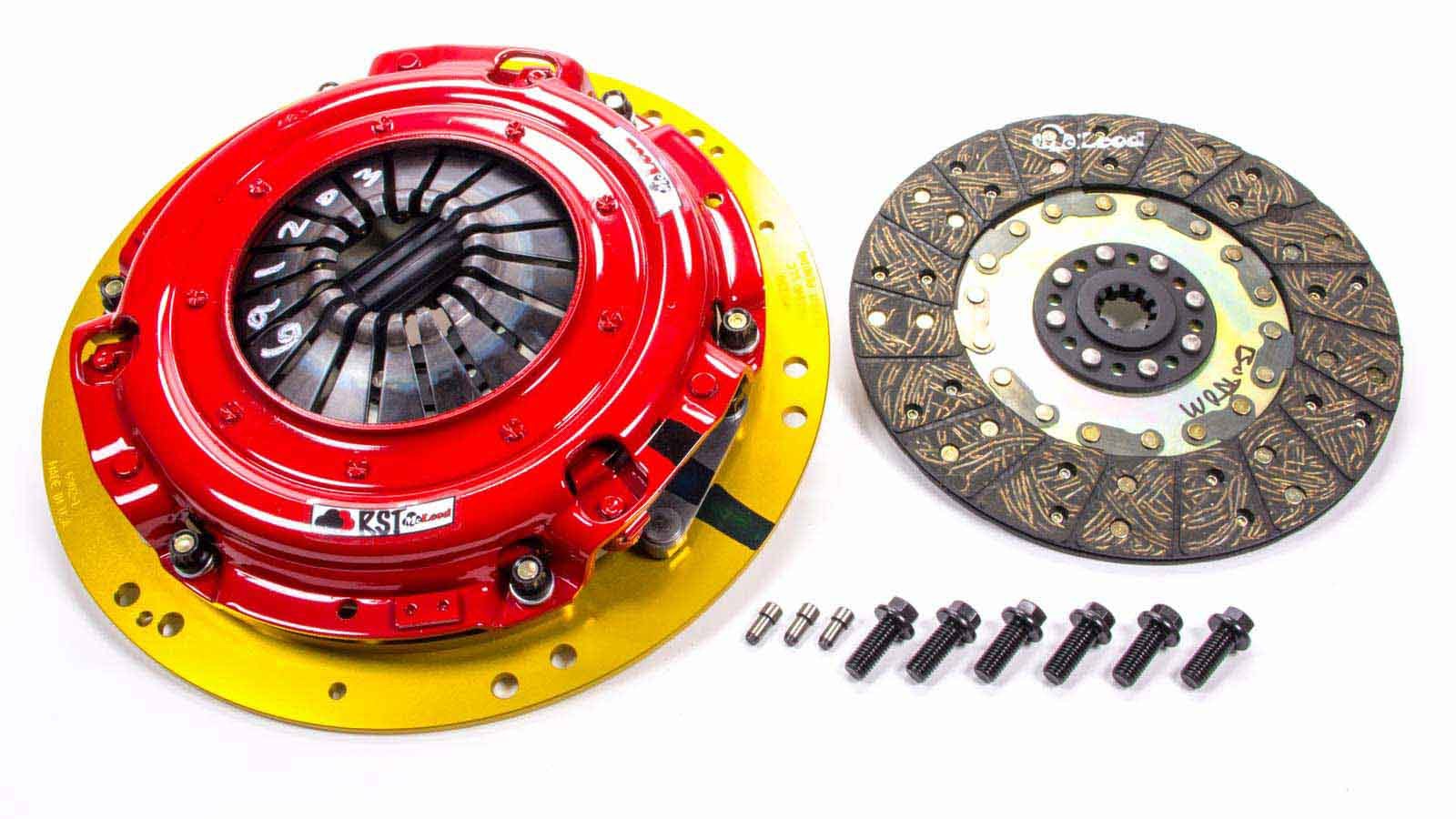 Mcleod Clutch Kit, RST, Twin Disc, 9-11/16" Dia. 1-1/16" x 10 Spline, Rigid Hub, Organic, Ford Modular, Kit