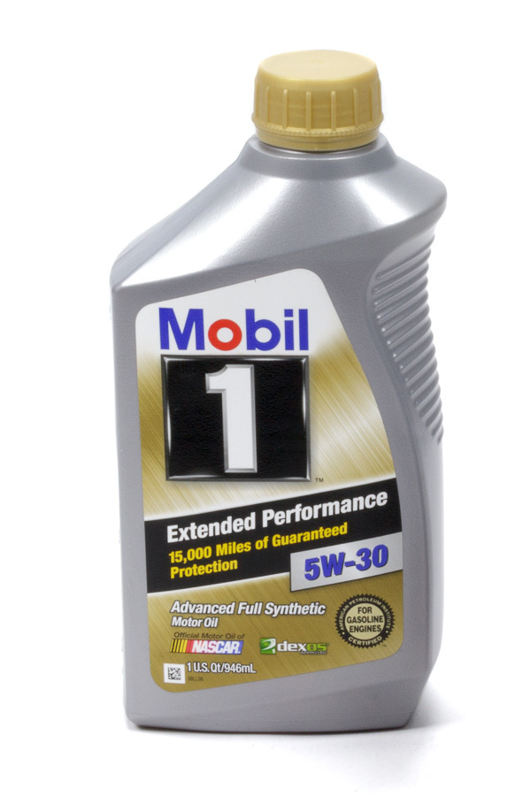 MOBIL 1 Motor Oil Extended Performance 5W30 Synthetic 1 qt Bottle Each