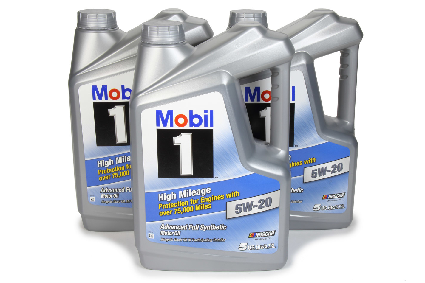 MOBIL 1 Motor Oil High Mileage 5W20 Synthetic 5 qt Jug Set of 3