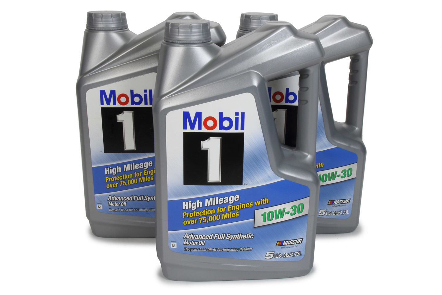 MOBIL 1 Motor Oil High Mileage 10W30 Synthetic 5 qt Jug Set of 3