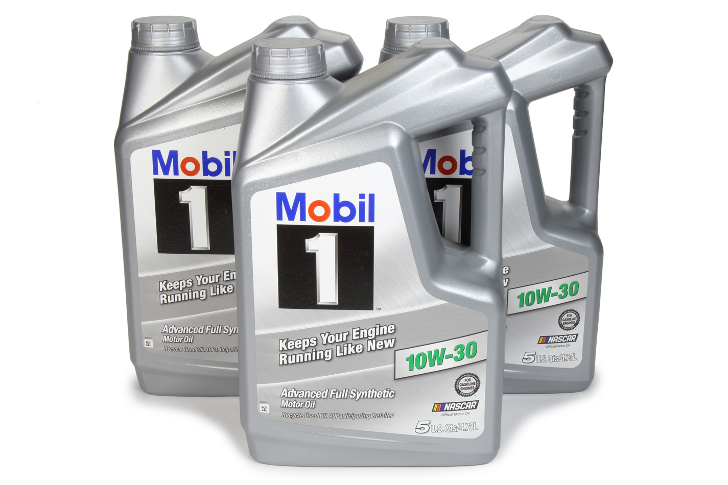 MOBIL 1 Motor Oil 10W30 Synthetic 5 qt Jug Set of 3
