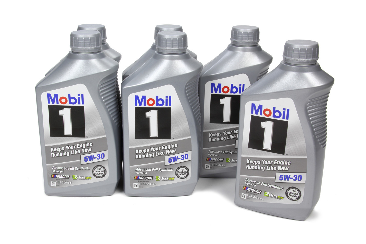 MOBIL 1 Motor Oil Advanced Full Synthetic 5W30 Synthetic 1 qt Bottle Set of 6