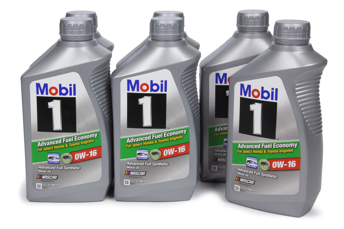 MOBIL 1 Motor Oil Advanced Fuel Economy 0W16 Synthetic 1 qt Bottle Set of 6