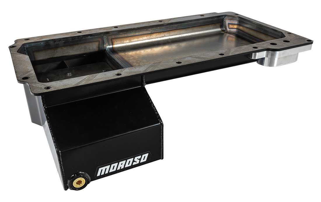 Moroso Front Sump Engine Oil Pan - GM LS-Series - 6 in Deep