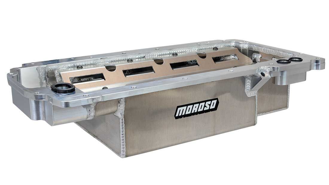 Moroso Center Sump Engine Oil Pan - GM GenV LT-Series - 5 in Deep