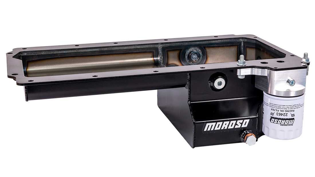 Moroso Rear Sump Engine Oil Pan - GM LS-Series - 6 in Deep