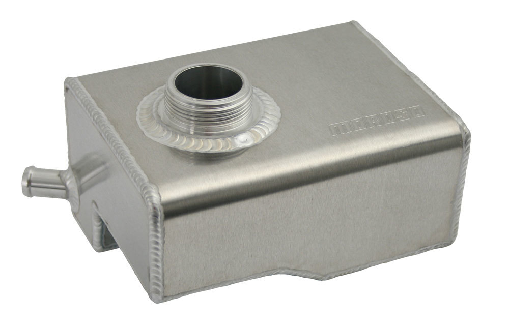 Moroso Intercooler Tank, 1-1/2 qt, Aluminum, Natural, Whipple Supercharger, Roush, Ford Mustang 2005-09/SS, Chevy Cam