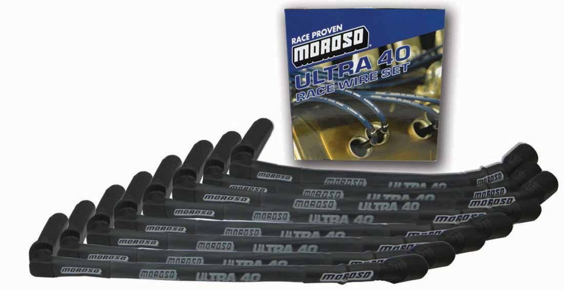 Moroso Ultra 40 Spark Plug Wire Set - GM LS-Series - 7 mm