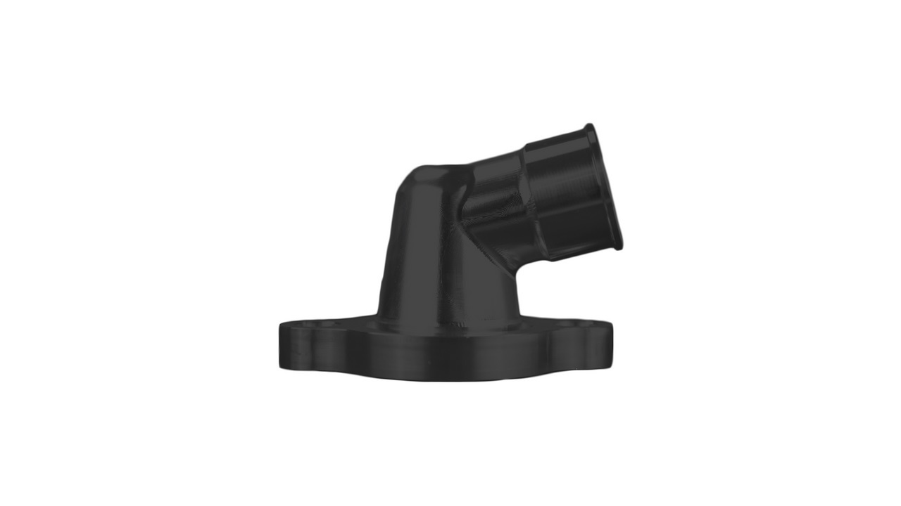 March Performance 15 Degree Water Neck - GM LS-Series - 1-1/2 in ID Hose Barb