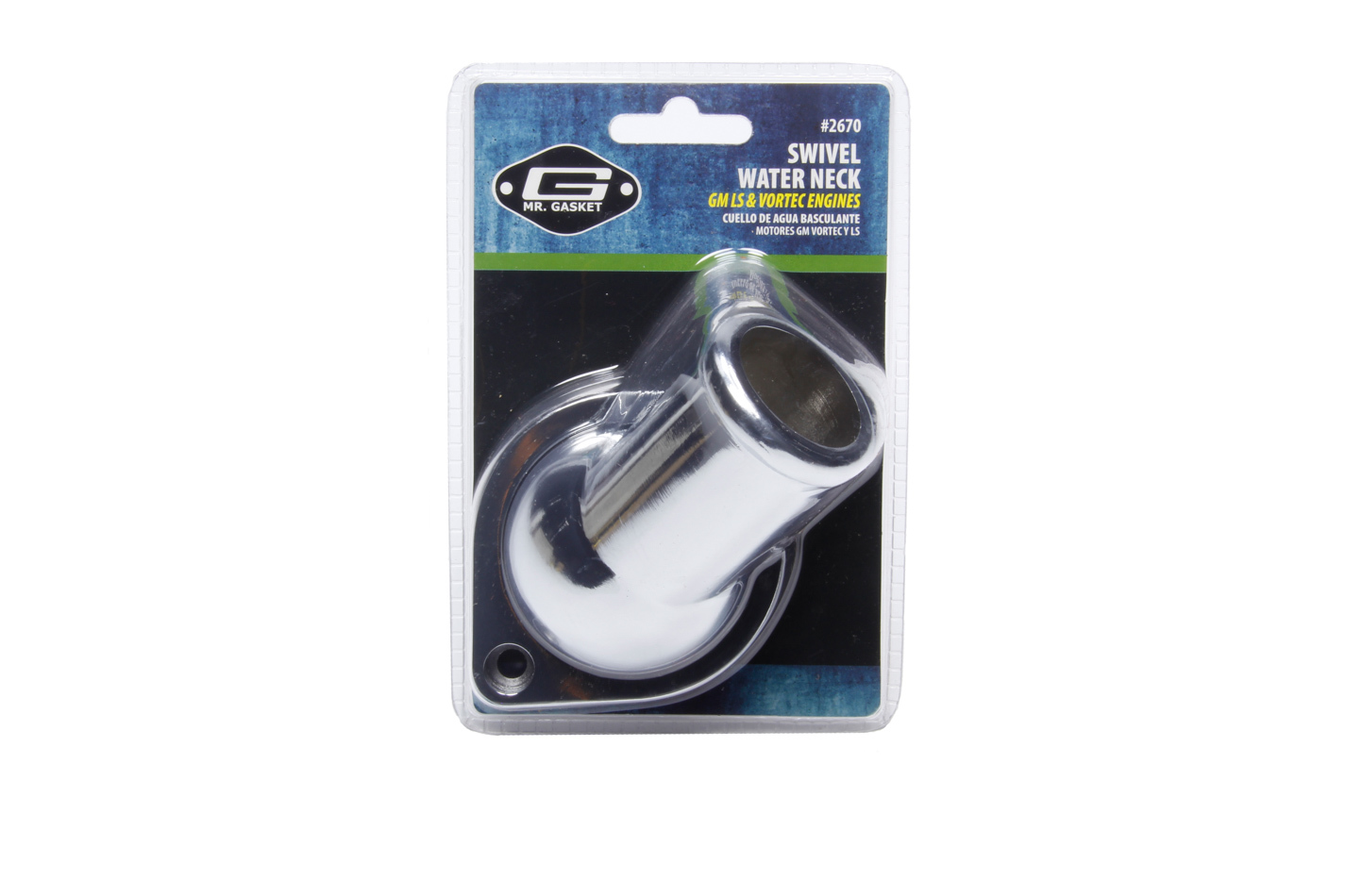 Mr. Gasket 60 Degree Water Neck - GM LS-Series - 1-1/2 in ID Hose
