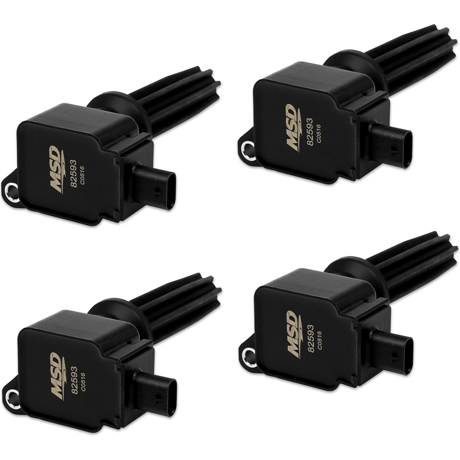 MSD IGNITION Coil 4pk Ford Eco-Boost 2.0L/2.3L Black