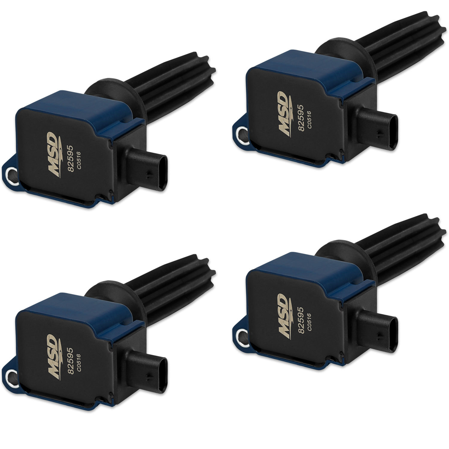 MSD IGNITION Coil 4pk Ford Eco-Boost 2.0L/2.3L Blue