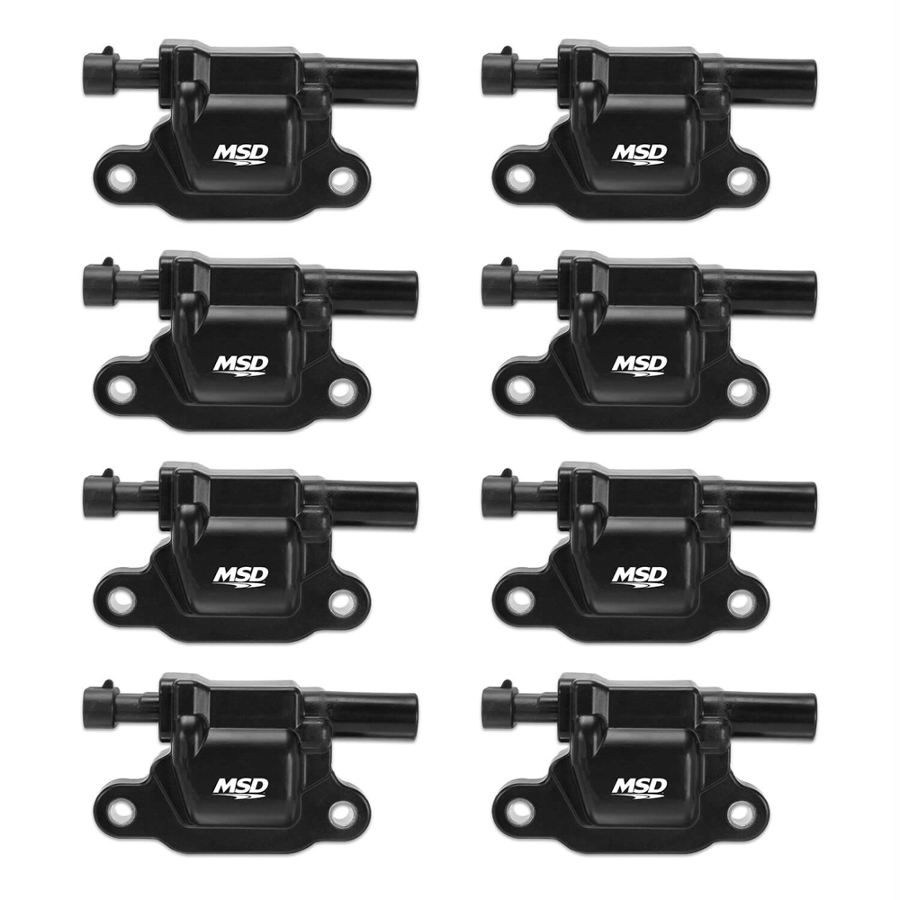 Msd Ignition Blaster Ignition Coil Pack - GM LS-Series - Set of 8 - Black