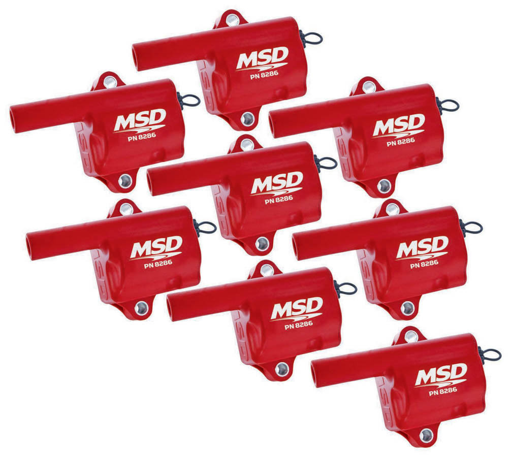 Msd Ignition Pro Power Ignition Coil Pack - GM LS-Series - Set of 8 - 40000V