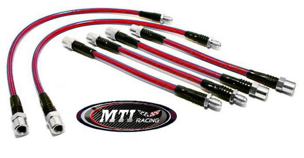 MTI Racing Stainless Braided Brake Lines, 2010 Camaro