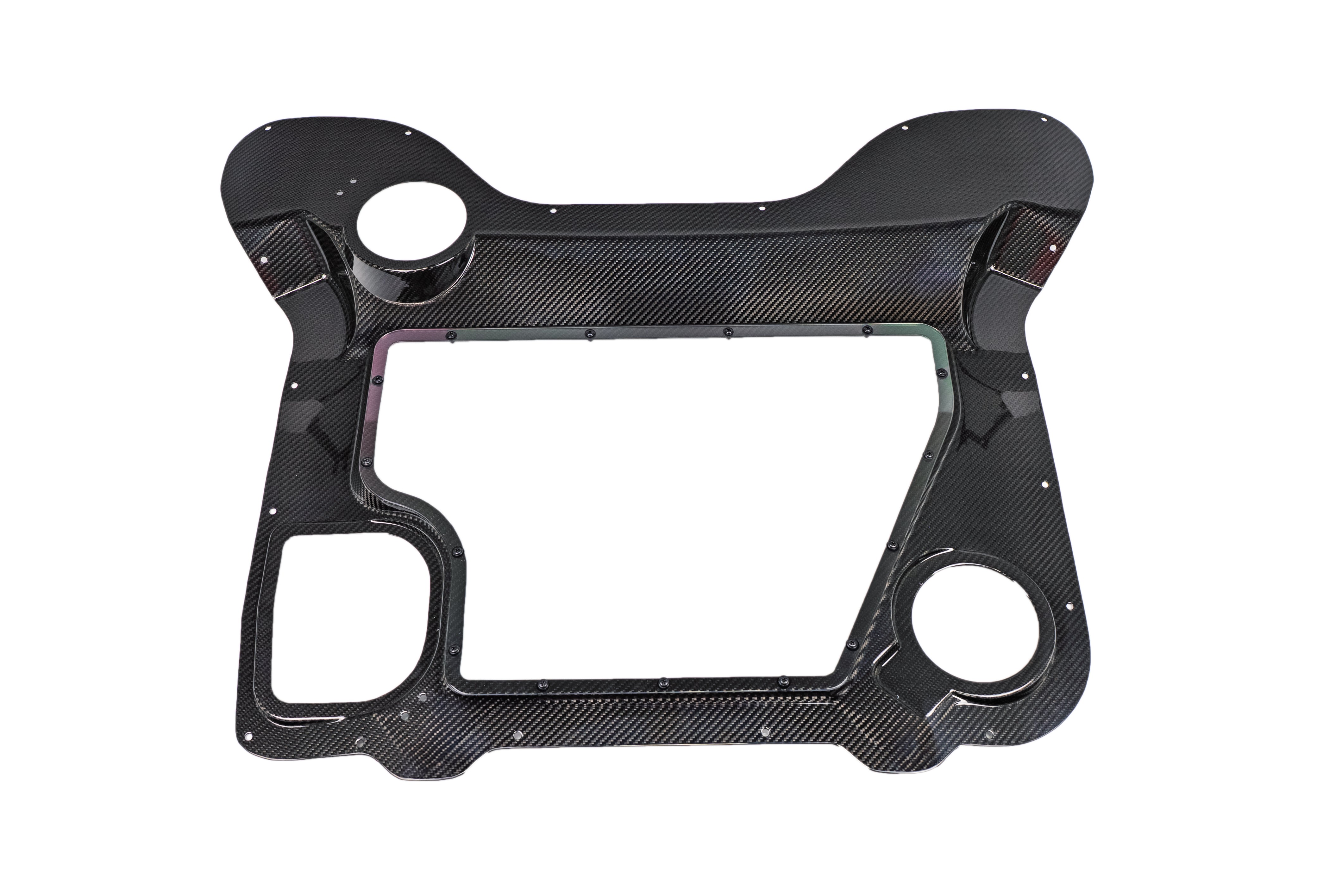 C8 Corvette E-Ray/ZR1 Paragon Carbon Fiber Clear Engine Cover, 3 Cap