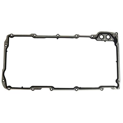 GM OEM Oil Pan Gasket, LS3/L92 Corvette, Camaro SS 1 Piece, Rubber / Steel