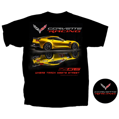 C7 Corvette Z06 WHERE TRACK MEETS STREET Short Sleeve T-Shirt