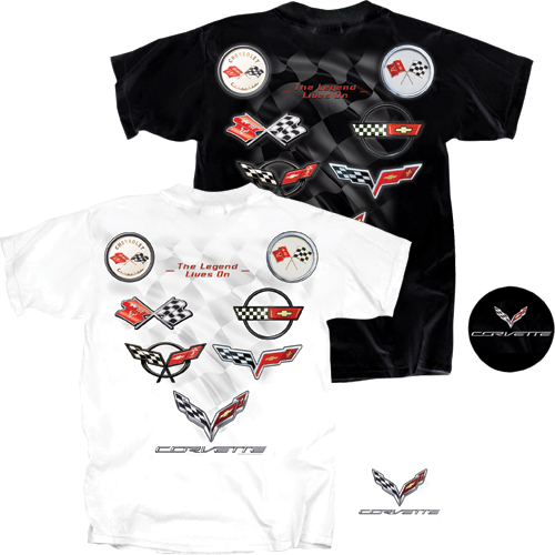 C7 Corvette LEGEND LIVE ON T-Shirt - Black or White