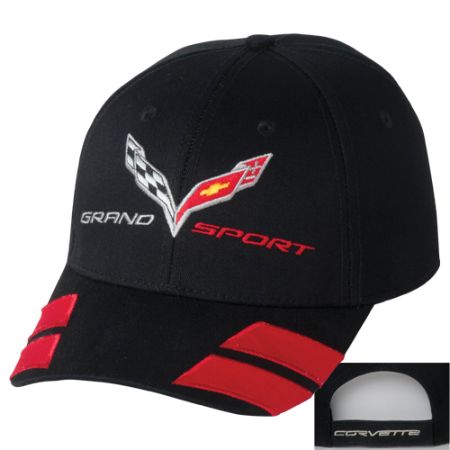 C7 Corvette Grand Sport HASH MARKS Hat / Cap  w/Velcro Clousure